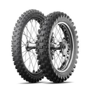 סט צמיגי שטח מורכבים על חישוקי ס spokes לאופנוע שטח