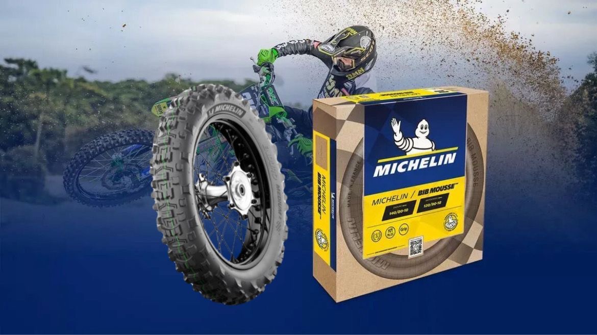 צמיג מישלין מדיום 2׳+מוס סופט מישלין 140/80-18